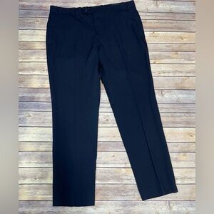 Van Heusen Men's Classic-Fit Suit Separate Pants Navy Solid 37W